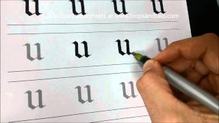 Blackletter script –  Lowercase u