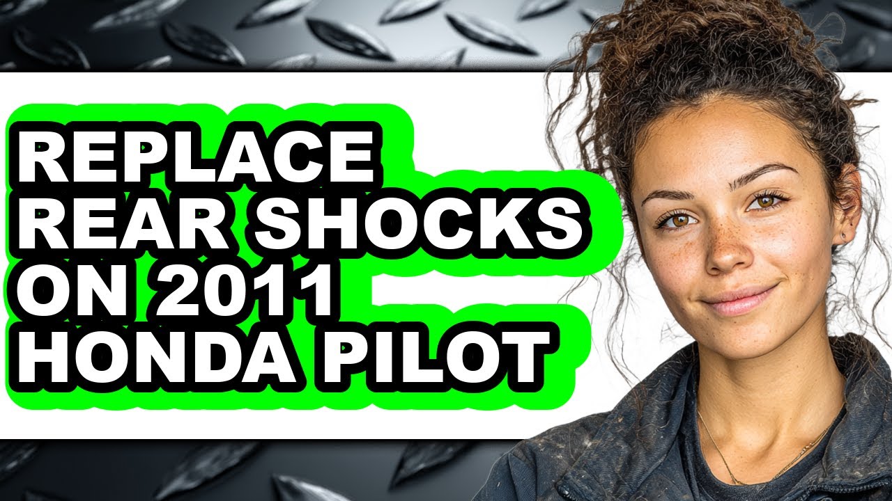 How To Replace Rear Shocks On 2011 Honda Pilot - Step By Step - YouTube