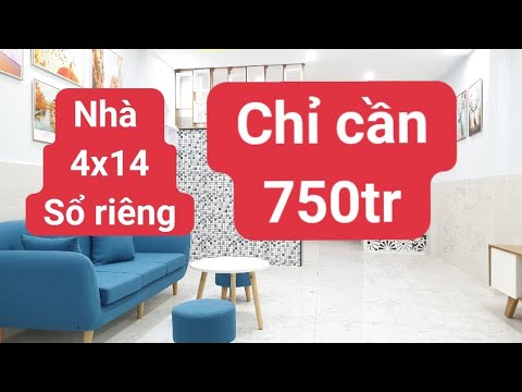 Nhà HXH Đinh Đức Thiện Bình Chánh 4×14 sổ riêng | hỗ trợ vay | chỉ cần 750tr | LH 0906485209