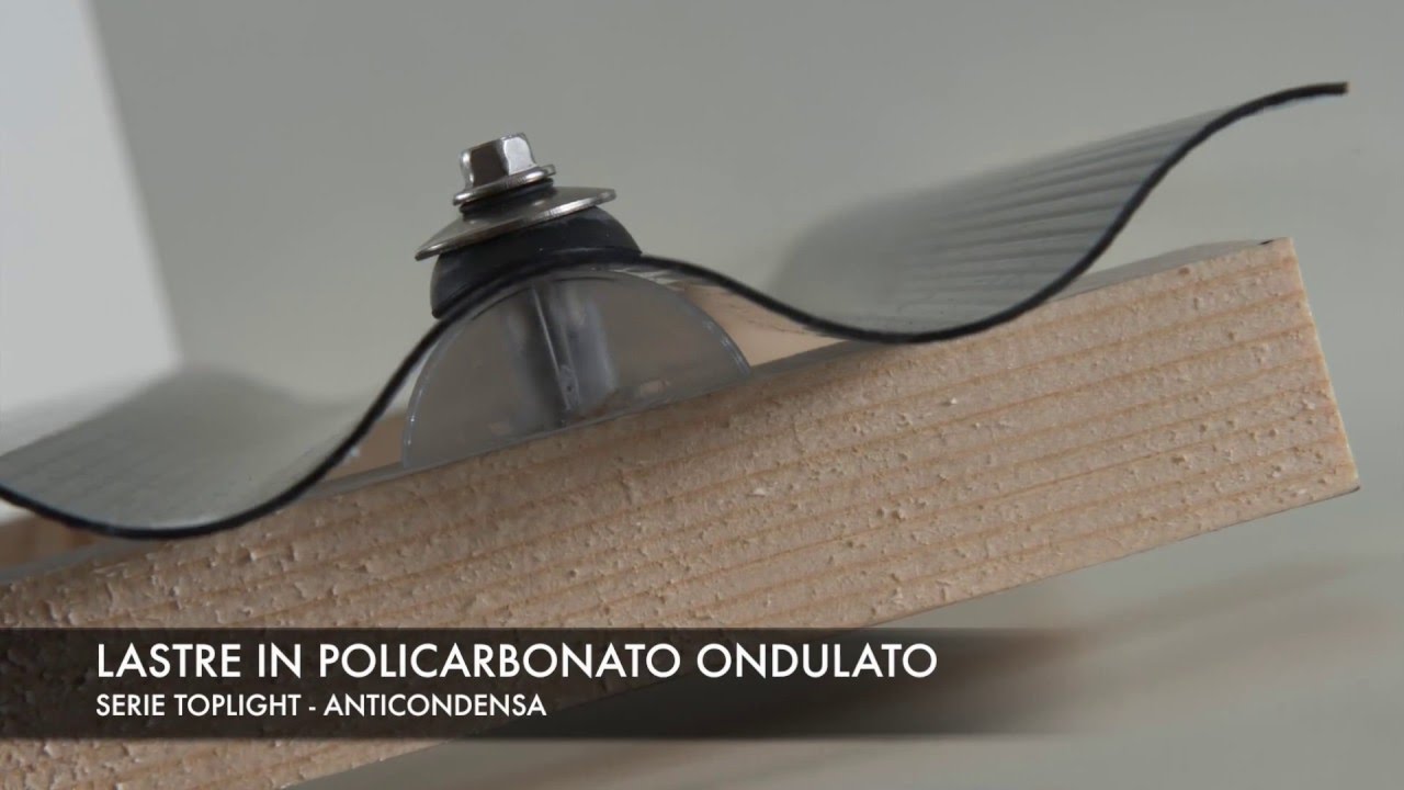 Lastre in policarbonato compatto ondulato serie toplight youtube Coperture trasparenti prezzi