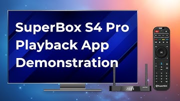 SuperBox S4 Pro Playback App Demonstration