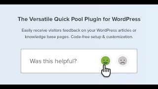 Helpful - Article Feedback Plugin for WordPress By DAEXT Helpful - Article Feedback Plugin for WordPress By DAEXT