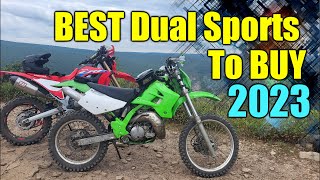 The BEST Dual-sport Motorcycles to Buy in 2023 like the CRF300L, KLX300, royal enfield himalayan?