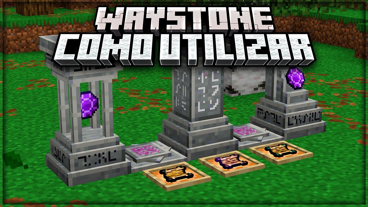TUTORIAL MINECRAFT MOD | WAYSTONE MODSHOWCASE - Atualizado 2025 - YouTube
