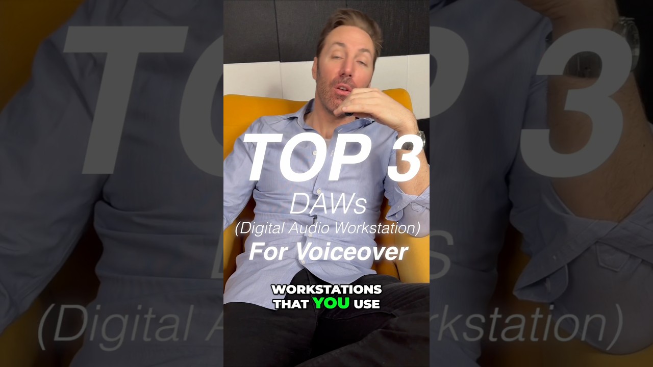 BEST DAWs for Voice Actors? #voiceovercommunity #voiceacting #voiceover