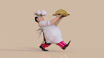 La Chef - 3D Stylized Character. ZBrush + KeyShot