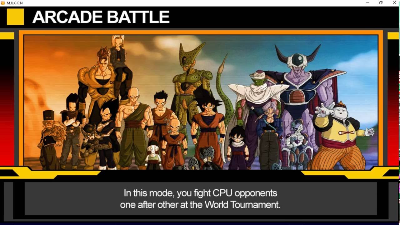 DBZ Extreme Mugen Episode 1 Goku Gameplay