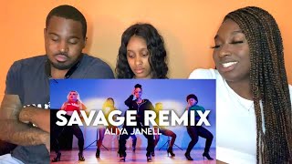 Savage Remix | Meg thee Stallion ft Beyonce | Aliya Janell Choreography | Queens N Lettos (Reaction)