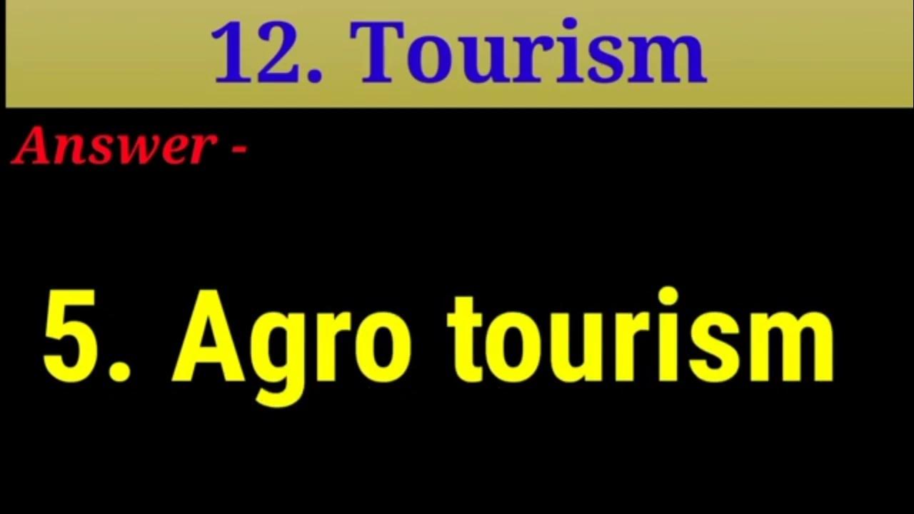 tourism questions and answers 2022