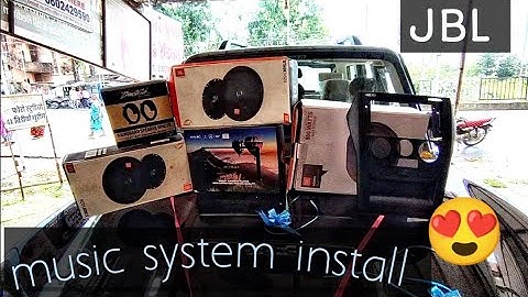 Music system install new scorpio classic S 😍 JBL speaker 🔊