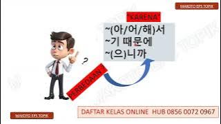 A/V-(아/어/해)서 VS-(으)이야 VS -기 듯하다 I TATA BAHASA EPS TOPIK NEW