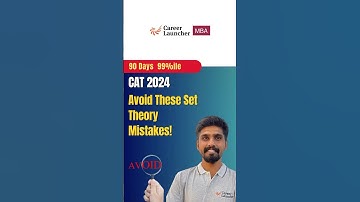 Set Theory for CAT Exam: Stop Making These Mistakes! 🚨📚 #cat2024preparation #settheory #catexam