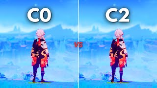 C0 vs C2 Kazuha !! Best Build for Kazuha?? [ Genshin Impact ]