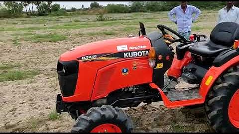 Kubota B2441 demo  with Rotavator, kubota 24 HP tractor demo