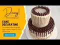 Dang! That's Delicious: Two Tiered Cake Decorating (GF, V, Top 9 Free)
