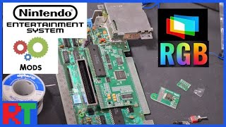How To RGB mod a NES Front Loader Nintendo