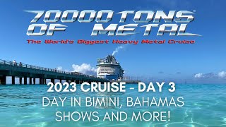 70000 Tons of Metal 2023 Day 3 - day in BIMINI Bahamas, Evergrey Insomnium Amorphis Sirenia & more