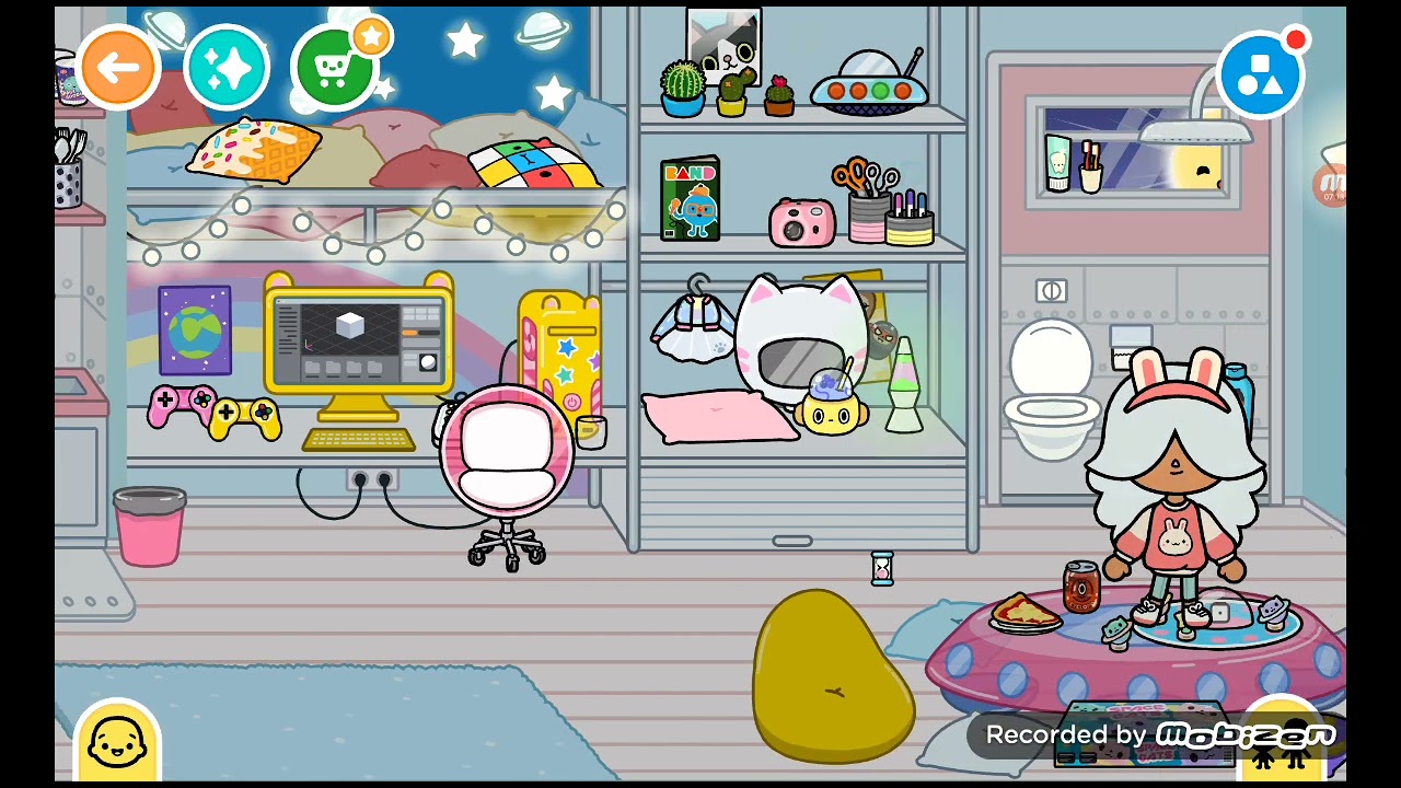 Tek tema uzay teması !!! (@toca şeftali)