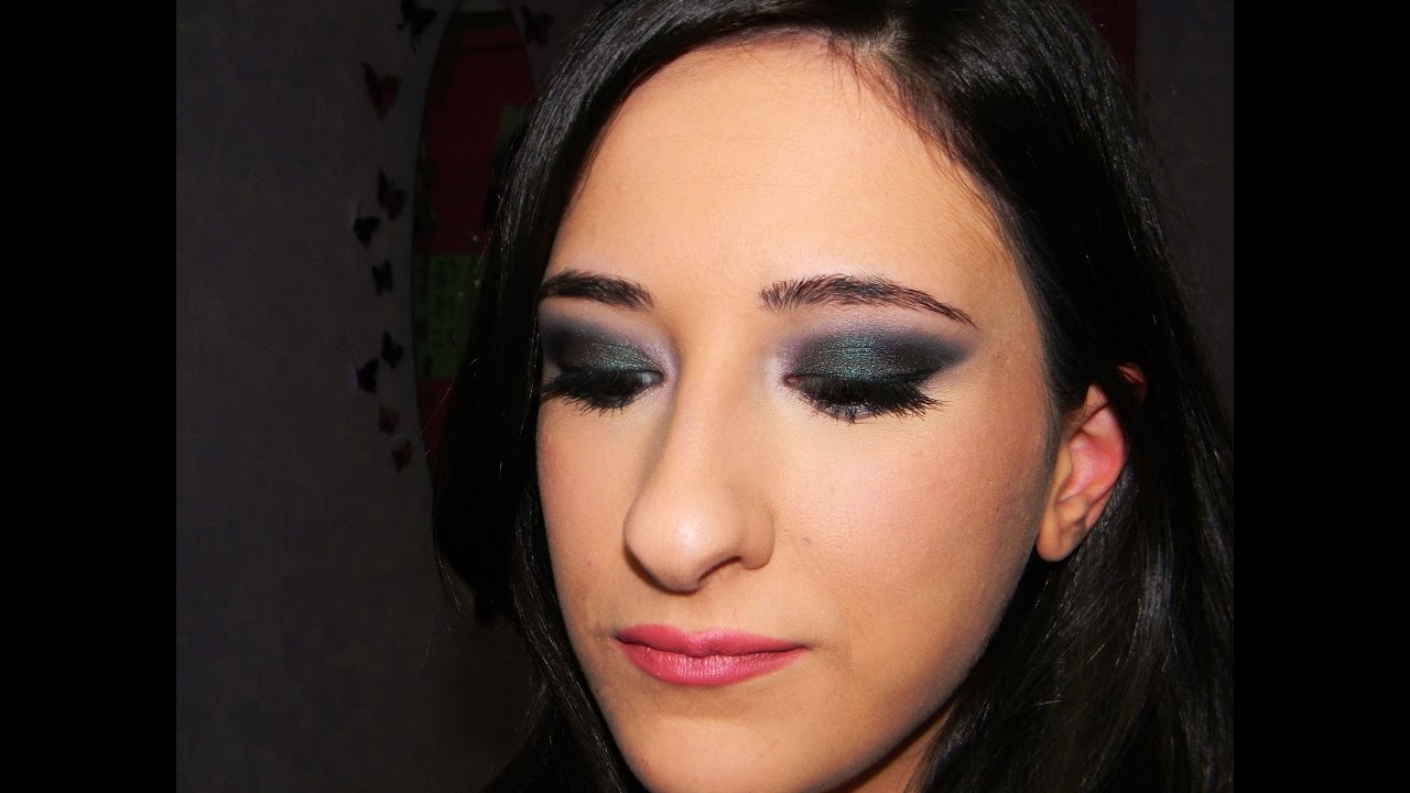 Sexy Blu And Green Smokey Eyes YouTube