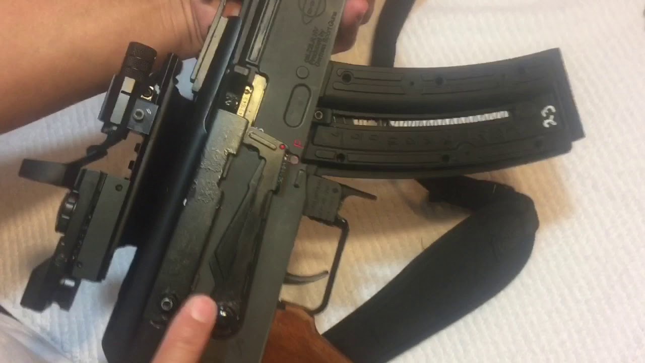 GSG AK 47 22Lr Modified To Shoot 22Short Low Velocity CB YouTube