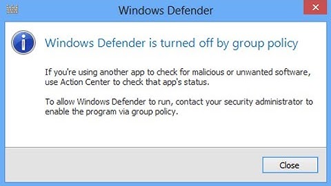 How to turn on Windows Defender via Group Policy