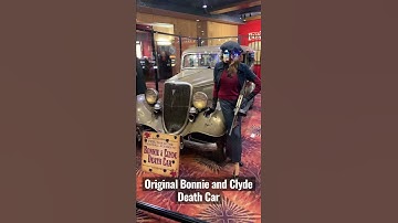 Thumbnail of DEATH CAR of Bonnie and Clyde. (American Criminal Couple)