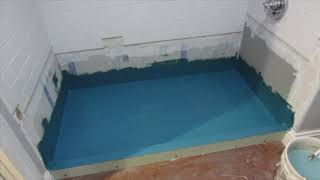 Tub to Shower conversion on a concrete slab