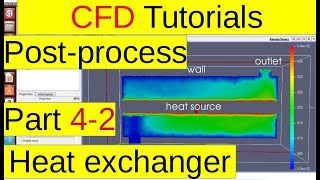 [CFD Tutorials] Heat exchanger (post-process, part4-2)