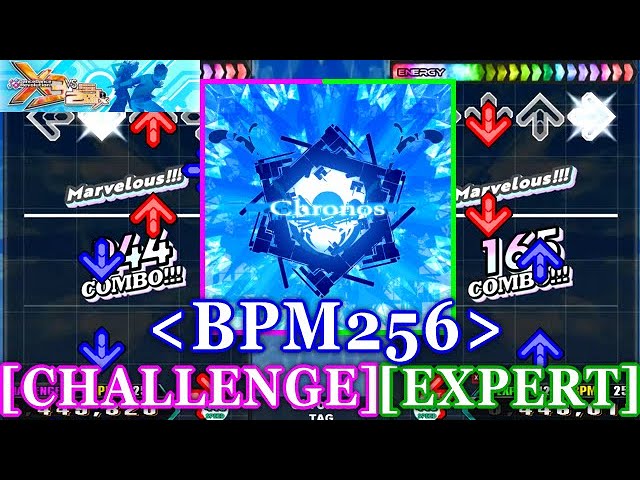 BPM256]【DDR X3】 Chronos / TAG [CHALLENGE / EXPERT] 譜面確認+Clap