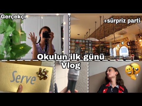 OKULUN İLK GÜNÜ VLOG🥱|| gerçek okul rutinim+sürpriz kargom…