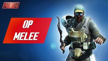 Fallout 4: How To Make An OVERPOWERED Melee Build - Survival Difficulty