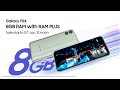 Sales start today for the Samsung Galaxy F04  that offers incredible value for money with 8GB RAM, stylish design, and stunning display at just Rs 7,499