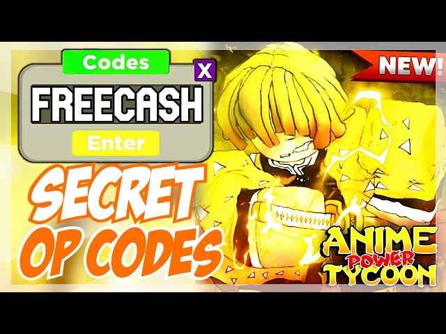 NEW! (2022) ⚔️ Roblox Anime Power Tycoon Codes ⚔️ ALL *UPD 4