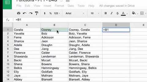 GOOGLE HACKS - Easy ways to Concatenate, Split, and Left Functions in Google Sheets