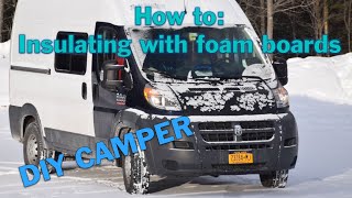 How to insulate your DIY Camper Van for winter camping. by VanToBike 7,908 views 4 years ago 7 minutes, 7 seconds