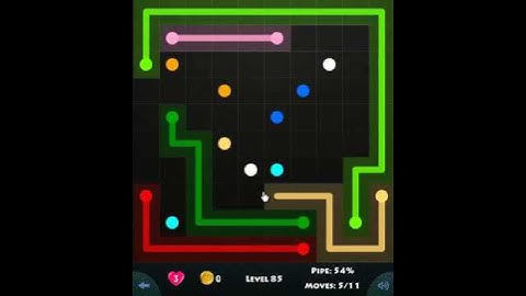 flow game facebook - 10 x 10 mania level 85 Connect the dots