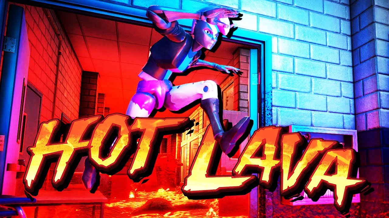The FLOOR IS LAVA Challenge! - Hot Lava Gameplay - Beta