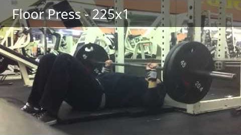 Cube Method - Heavy Bench Day - Week 1, Day 2 - 1/8/2013