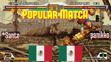 @svcsplus: *Santo (MX) vs panikko (MX) [SNK vs Capcom Chaos Super Plus svc Fightcade] Dec 27