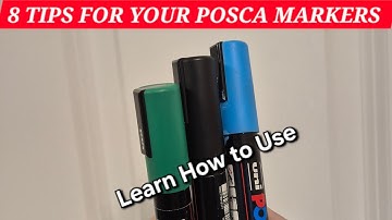 8 Tips For Using Posca Markers 