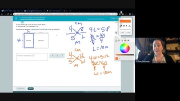 Using a scale drawing to find actual area