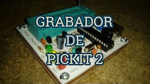 como hacer un programador o grabador de pickit 2 clon