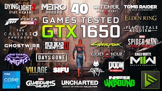 GTX 1650 Test in 40 Games in 2023