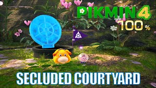 PIKMIN 4 - Secluded Courtyard Cave Walkthrough 100%