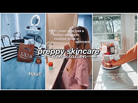 PREPPY skincare TIKTOK compilation💆🏾‍♀️🧴||(skincare, organization, haul & more)|it’s me annie💐