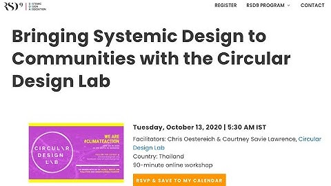 Bringing Systemic Design to Communities with the Circular Design Lab