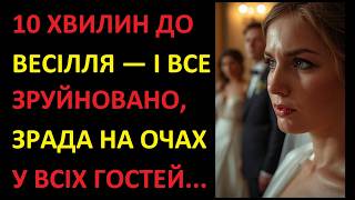 10 ХВИЛИН ДО ВЕСІЛЛЯ — І ВСЕ ЗРУЙНОВАНО, ЗРАДА НА ОЧАХ У ВСІХ ГОСТЕЙ