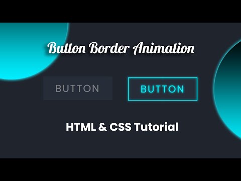 CSS Button Border Animation | HTML CSS Hover Effect