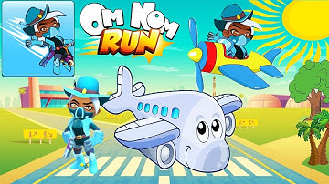 Om Nom : Run - GAMEPLAY (Android, IOS) - #New Character Unlocked : SPACE COWGIRL IS FLYING : #PLANE