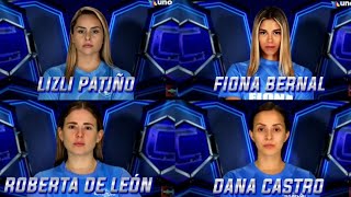 Tiros perfectos mujeres azules:Lizli, Fiona, Roberta y Dana.|Exatlón México 6 temporada.